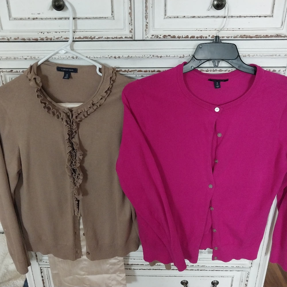 Lands end cardigan lot 2